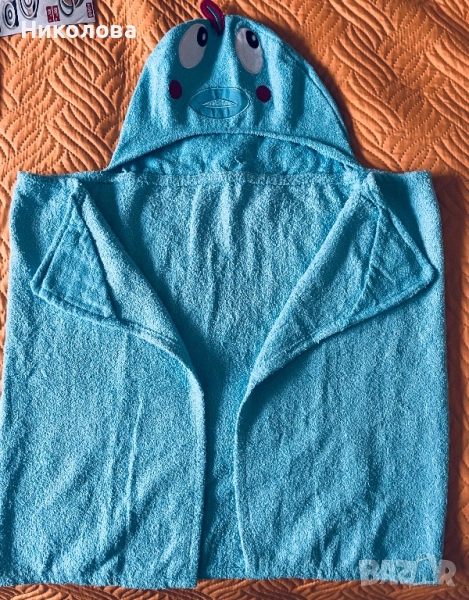 Детска хавлия -халат с качулка, снимка 1