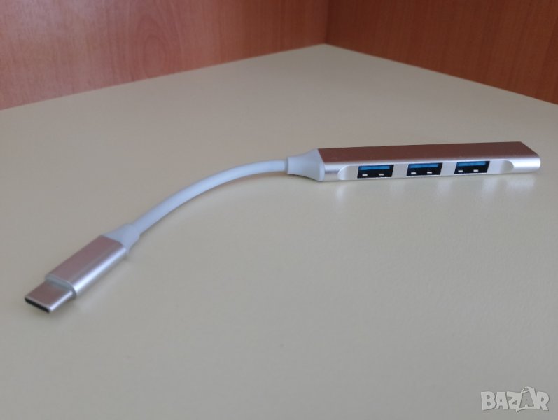 TYPE C преходник 4 USB 3.1, снимка 1