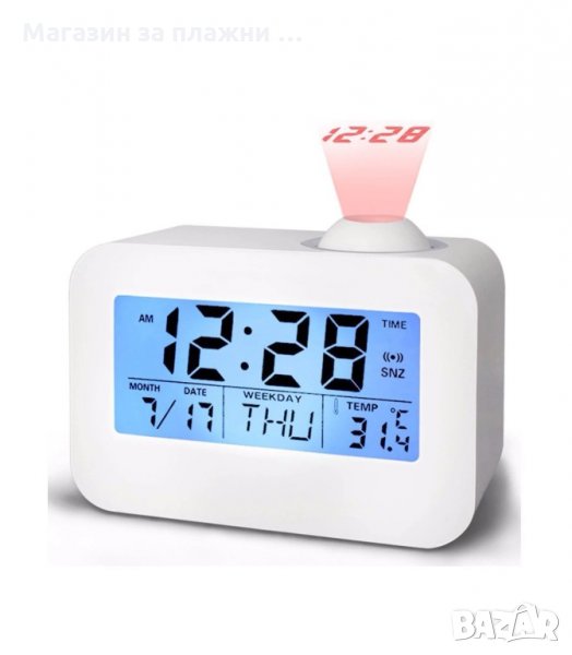 ЧАСОВНИК С ПРОЕКЦИЯ НА ЧАС И АКТИВИРАНЕ ЧРЕЗ ПЛЯСКАНЕ - код 806-0, снимка 1