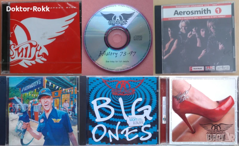 Aerosmith - CDs - оригинални и неофициални издания , снимка 1