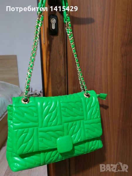 Страхотна зелена чанта, снимка 1