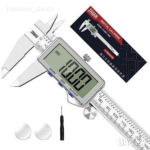 Нов Професионален Цифров Електронен дебеломер 0-150мм, 0-6инча Майстор , снимка 1