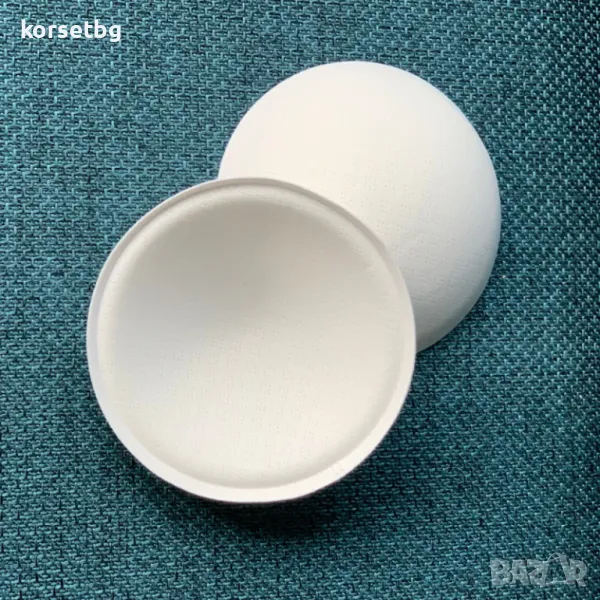 Бели тънки кръгли подплънки – за бански, спортни сутиени, бюстиета и рокли- 3379, снимка 1