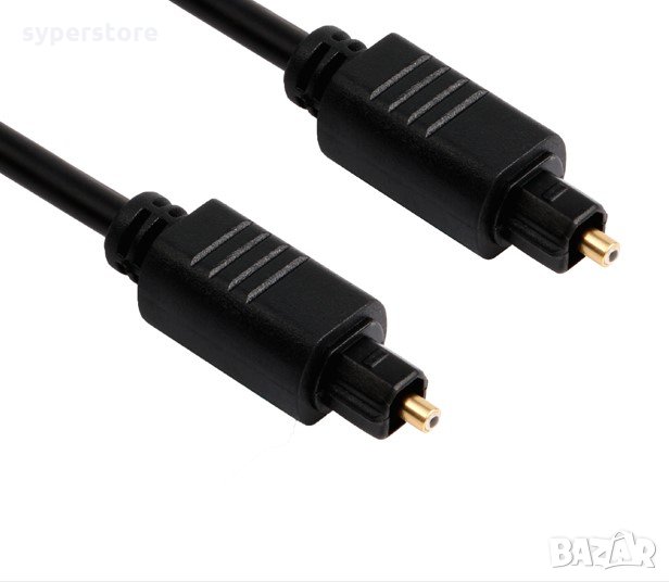 Кабел Оптичен мъжко - мъжко 1.8м Toslink VCom SS001335 Digital Optic Cable Toslink-M/M, снимка 1