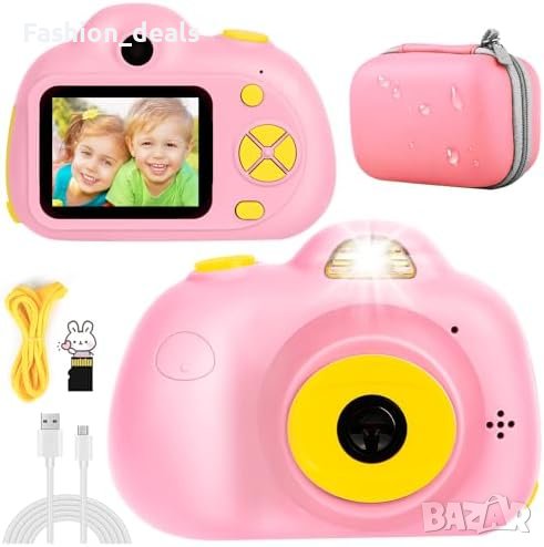 Нова Детска HD Камера 1080P с 32GB SD Момичета Момчета 3-12г Фотоапарат деца, снимка 1