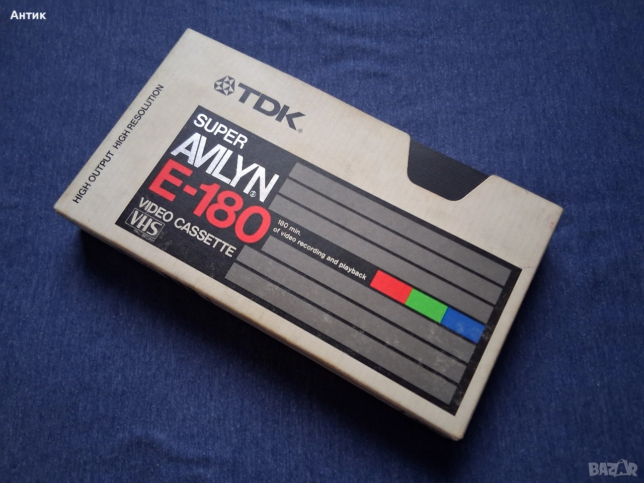 Видеокасета VHS TDK E -180 Два Филма, снимка 1