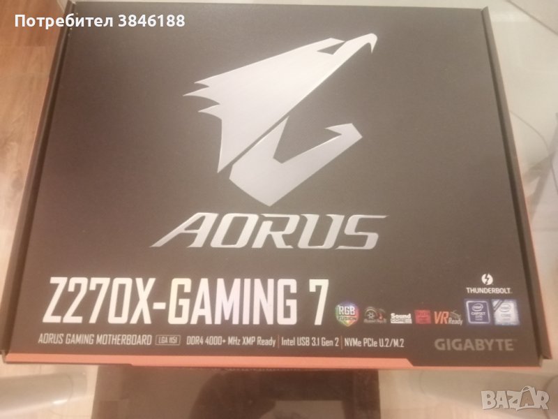 Gigabyte Aorus GA Z270X-Gaming 7 Intel LGA 1151, снимка 1