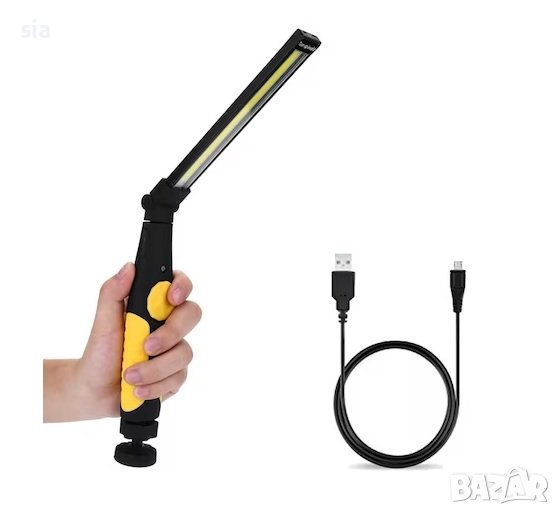 Работна акумулаторна лампа BL-W55 LED тънка, снимка 1