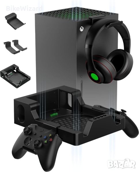 Стойка за стена Xbox Series X, конзола за монтиране на стена JulyTek 4 в 1 за Xbox Series X  НОВО, снимка 1