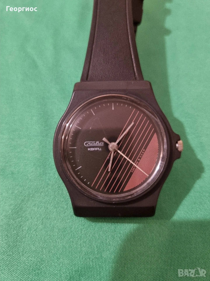 Кварцов (QUARTZ) мъжки ръчен часовник от бившия СССР работи перфектно, снимка 1