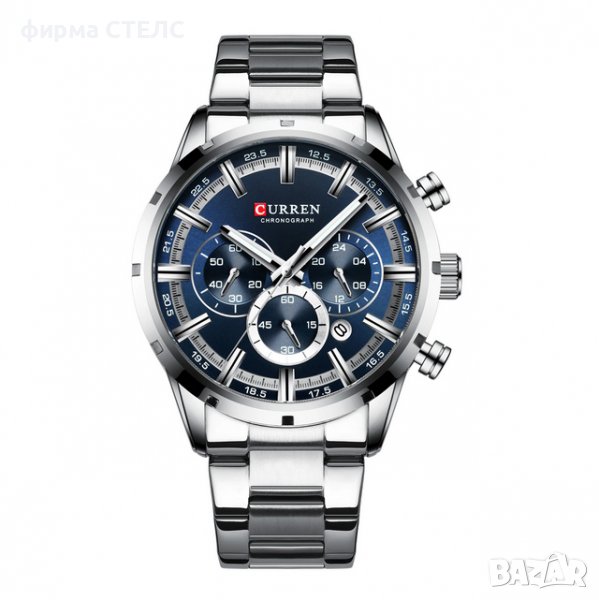 Мъжки часовник Curren Tattum, Хронограф, Неръждаема стомана, снимка 1