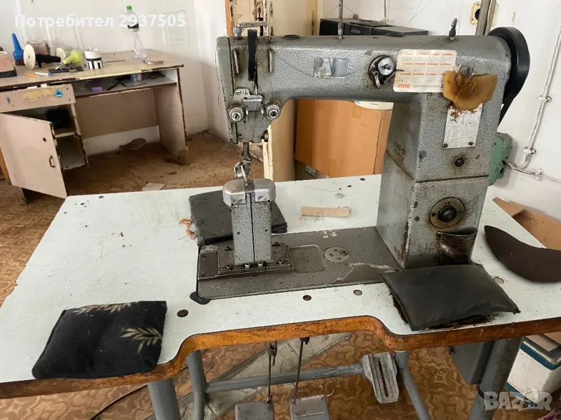 Бутилкова двуиглова машина Minerva, снимка 1