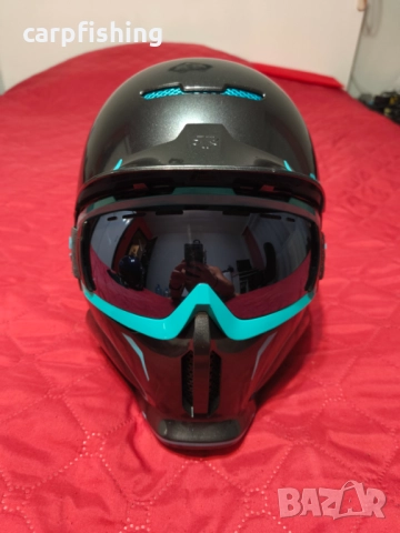 Ски/сноуборд каса Ruroc XL + bluetooth Интегрирани слушалки