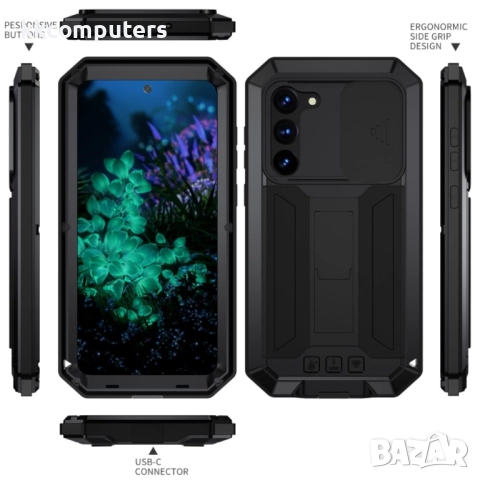 Samsung Galaxy S23+ 5G R-JUST Удароустойчив Калъф и Протектор, 49,90 лв, снимка 2 - Калъфи, кейсове - 52817842