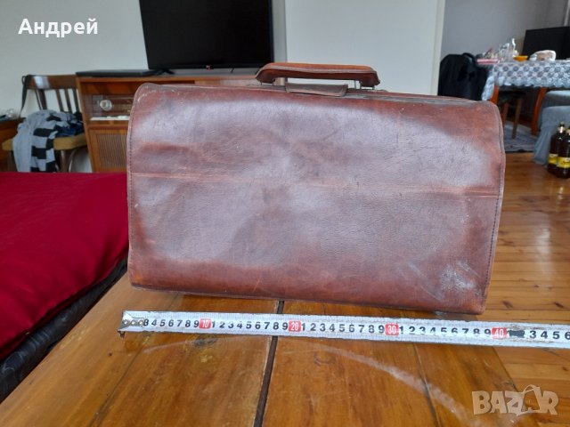 Стара докторска чанта #2, снимка 3 - Антикварни и старинни предмети - 34507242