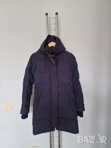 Страхотно дамско зимно яке парка CANADA GOOSE , модел Shelburne Down parka , размер XS / S, снимка 7 - Якета - 52290160