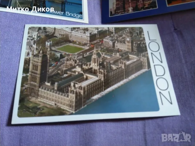 Картички Лондон нови винтидж 150х100мм, снимка 2 - Колекции - 49069271