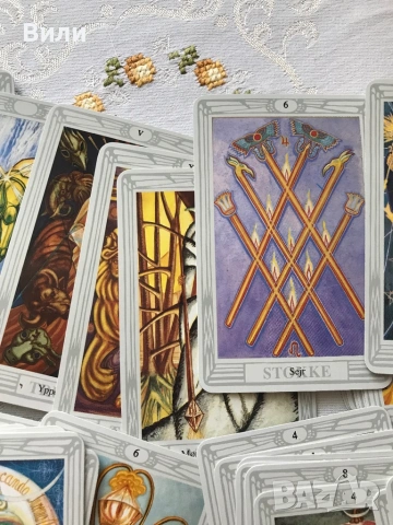 Карти Таро Aleister Crowley, снимка 3 - Карти за игра - 53407558