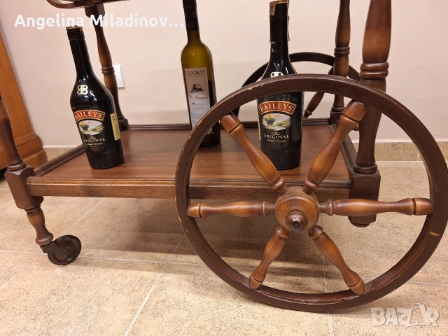 Количка за напитки, помощна маса , снимка 4 - Маси - 52817606