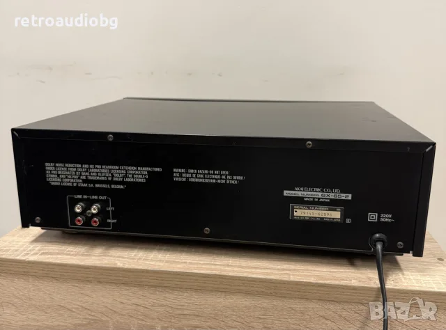 🔈Винтидж триглав дек AKAI GX-65 MK II - Made in Japan - профилактиран🔈, снимка 7 - Декове - 55999556