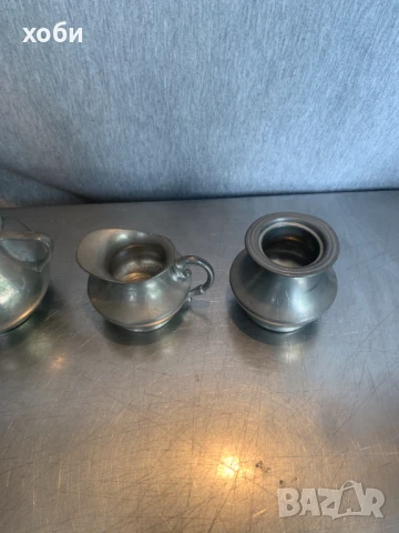  лот съдове  калаени изделия,  , снимка 4 - Антикварни и старинни предмети - 51421507