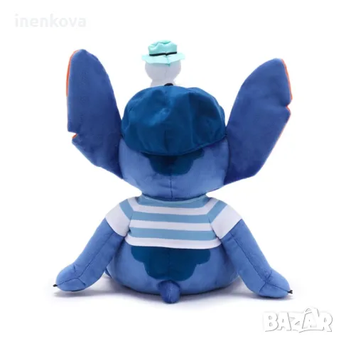 Плюшена играчка - Стич с патенце - в летен, моряшки стил (Лило и Стич), снимка 4 - Плюшени играчки - 49841705