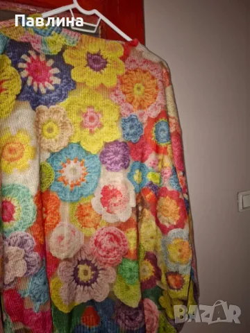 Нов дамски пуловер с 3 Д щампа, снимка 5 - Блузи с дълъг ръкав и пуловери - 48257333