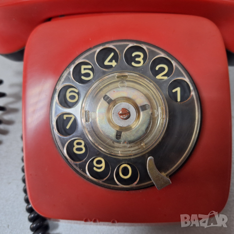 Стар Телефон с шайба "РЕСПРОМ"-Белоградчик ТА-600 от 1982 год., снимка 2 - Антикварни и старинни предмети - 44619216