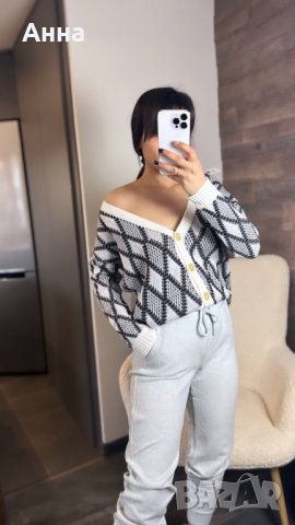 НОВА черно бяла жилетка, снимка 2 - Жилетки - 39486720