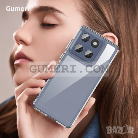  Motorola Edge 60 Fusion 5G Прозрачен Кейс Със Закалено Стъкло, снимка 7 - Калъфи, кейсове - 50504847