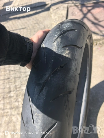 Предна гума за мотор 120 70 17 , снимка 5 - Гуми и джанти - 53798269