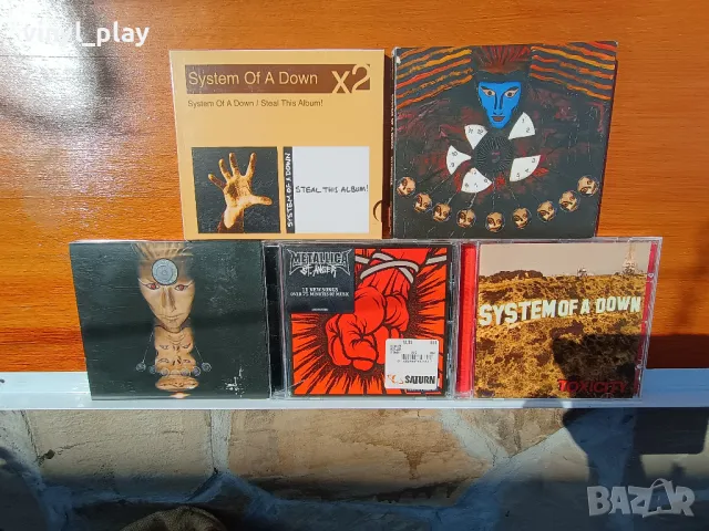 Metallica и System of a Down  (cd) , снимка 7 - CD дискове - 49971676