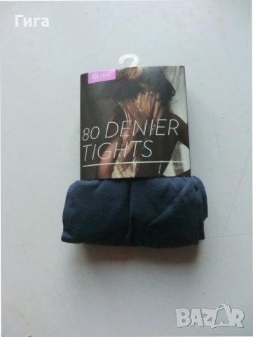 тъмносин чорапогащник 80ден Мка, снимка 2 - Дамски чорапи - 39285055