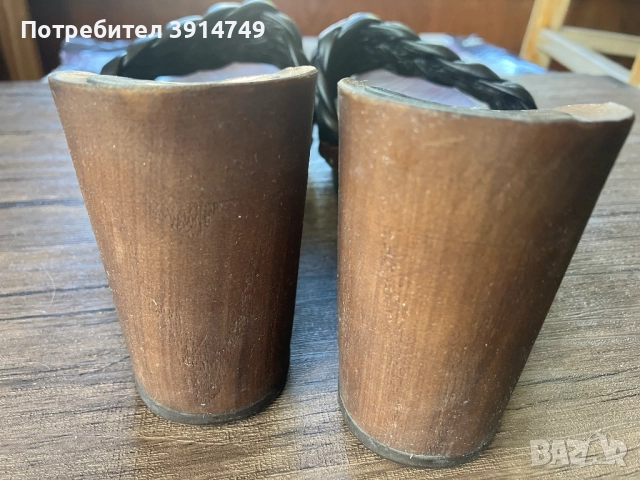 Кожени сандали, висококачествена изработка, с платформа и висок ток в чудесно състояние, 38, снимка 5 - Дамски обувки на ток - 51730121