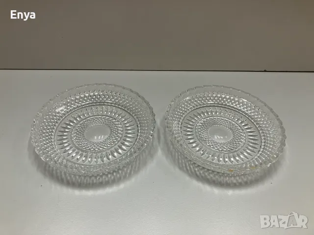 Стъклени чинийки, снимка 2 - Чинии - 49709154