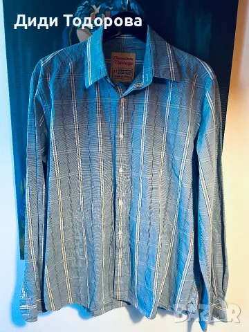 Мъжка оригинална карирана риза Jack & Jones, снимка 2 - Ризи - 55805485