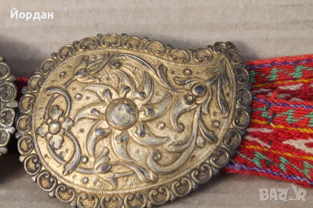 Възрожденски сребърни пафти с живачна позлата, снимка 4 - Антикварни и старинни предмети - 49546928