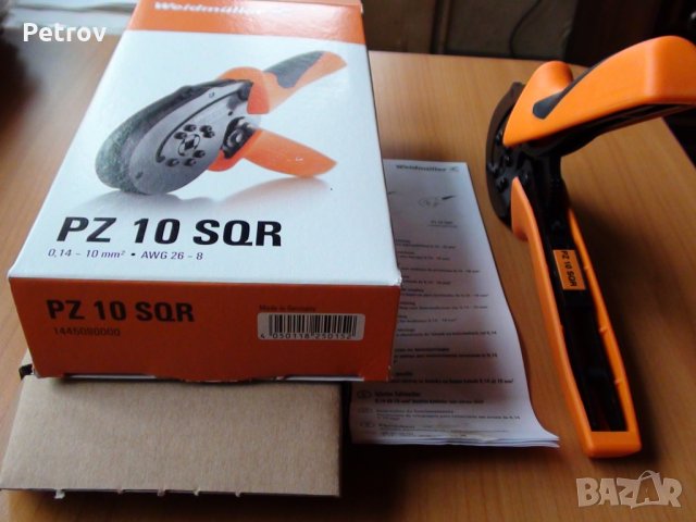WEIDMÜLLER PZ 10 SQR - ТОП-PROFI Кримпклещи 0,14-10mm² SUPER CRIMP !! ЧИСТО НОВИ !! Made in Germany , снимка 14 - Клещи - 35709959