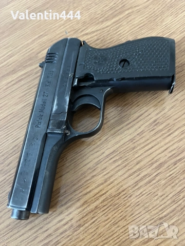 ПИСТОЛЕТ "ЧЗ - 27"  - кал. 7,65мм  -   ДЕАКТИВИРАН/ОБЕЗОПАСЕН.  , снимка 9 - Бойно оръжие - 53783385