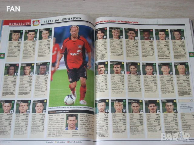  ⚽️ 🏆 Списание Шпорт Билд /SPORT BILD BUNDESLIGA/ специално издание за Бундеслигата сезон 2006/07, снимка 11 - Списания и комикси - 50833672