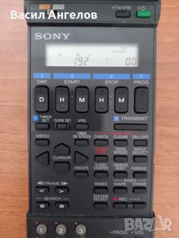 SONY - VTR/TV RMT-V125A VHS  R, снимка 5 - Други - 40539445