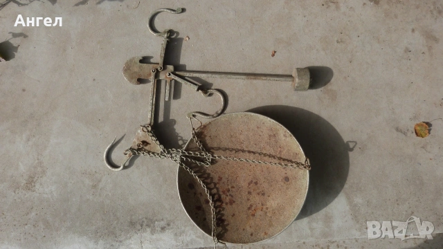 Стар кантар - паланца, снимка 6 - Антикварни и старинни предмети - 53698802