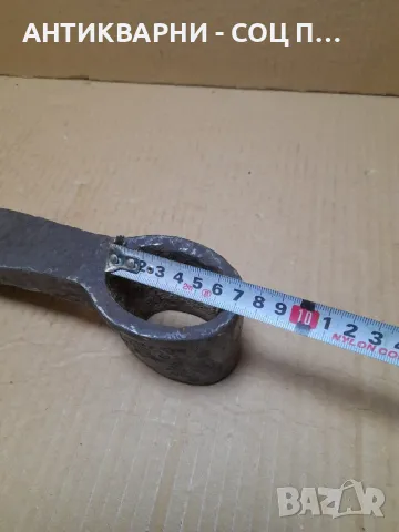 Соц Стар Ръчно Кован Търнакоп Инструмент., снимка 13 - Антикварни и старинни предмети - 49156509