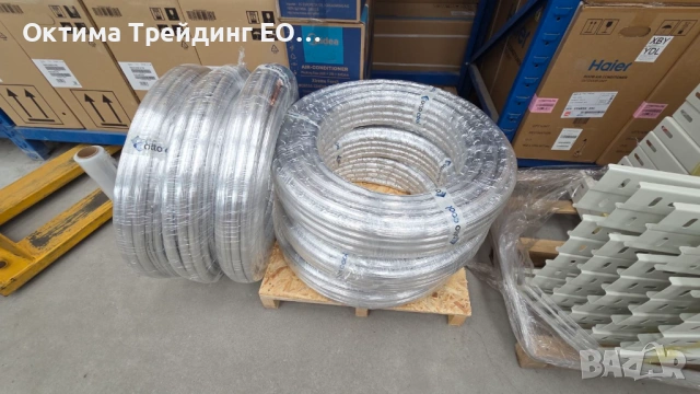 Медна тръба с изолация 3/8"х0.70 (ф9.52), на руло 50m, снимка 15 - Климатици - 53054007