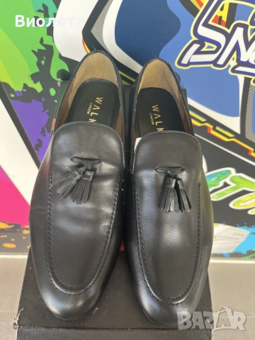 Мъжки мокасини Walk London номер 44, снимка 3 - Мокасини - 56071076