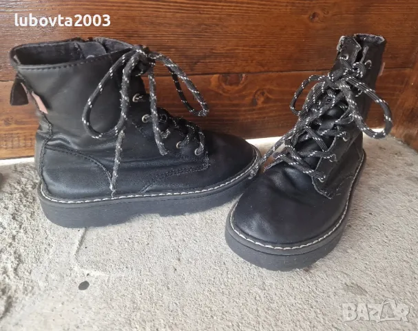 ZARA 32 номер Детски кожени боти за момиче