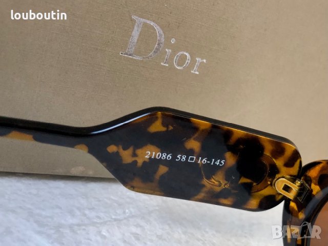 Dior дамски слънчеви 2 цвята черни кафяви, снимка 11 - Слънчеви и диоптрични очила - 40539077