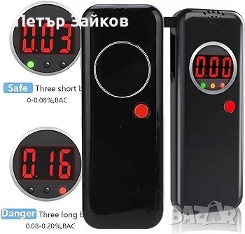 Алкохолен тестер, LCD алкотестер, дихателен тестер, снимка 2 - Друга електроника - 42726300