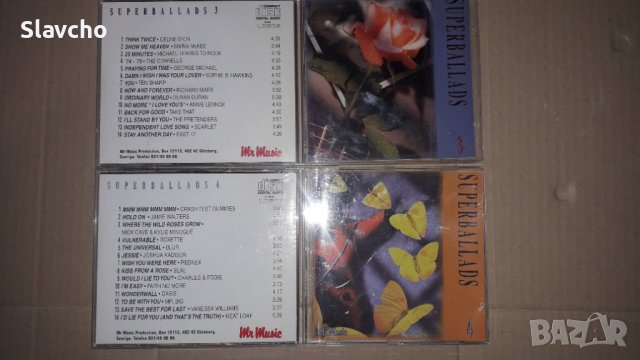 Компакт дискове на Mr.Music/ SUPERBALLADS 3/4 - 1994/95, снимка 11 - CD дискове - 44463733