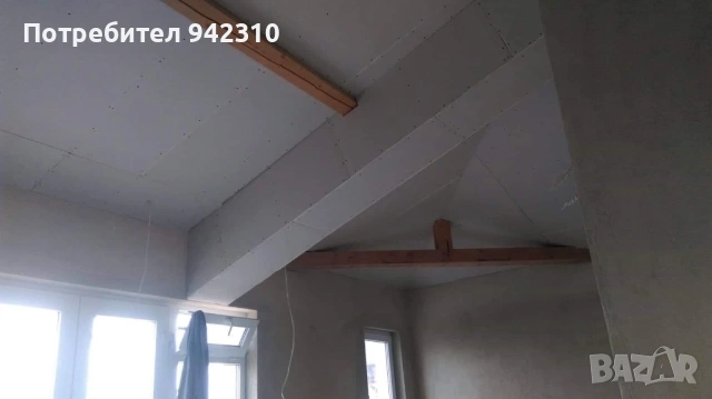 Сухо строителство,монтаж на гипсокартон,шпакловка и машинно боядисване, снимка 3 - Монтажи - 53270084